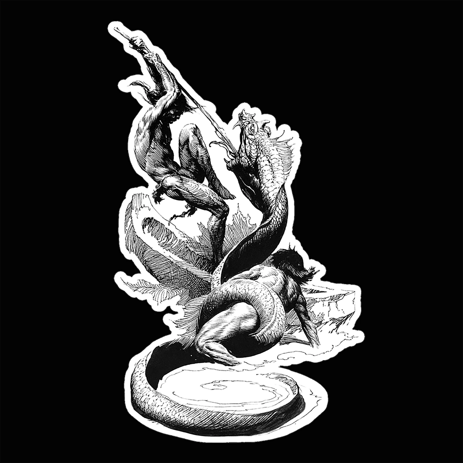 Frank Frazetta "At The Earth's Core" Sticker Set (4) - Image 6