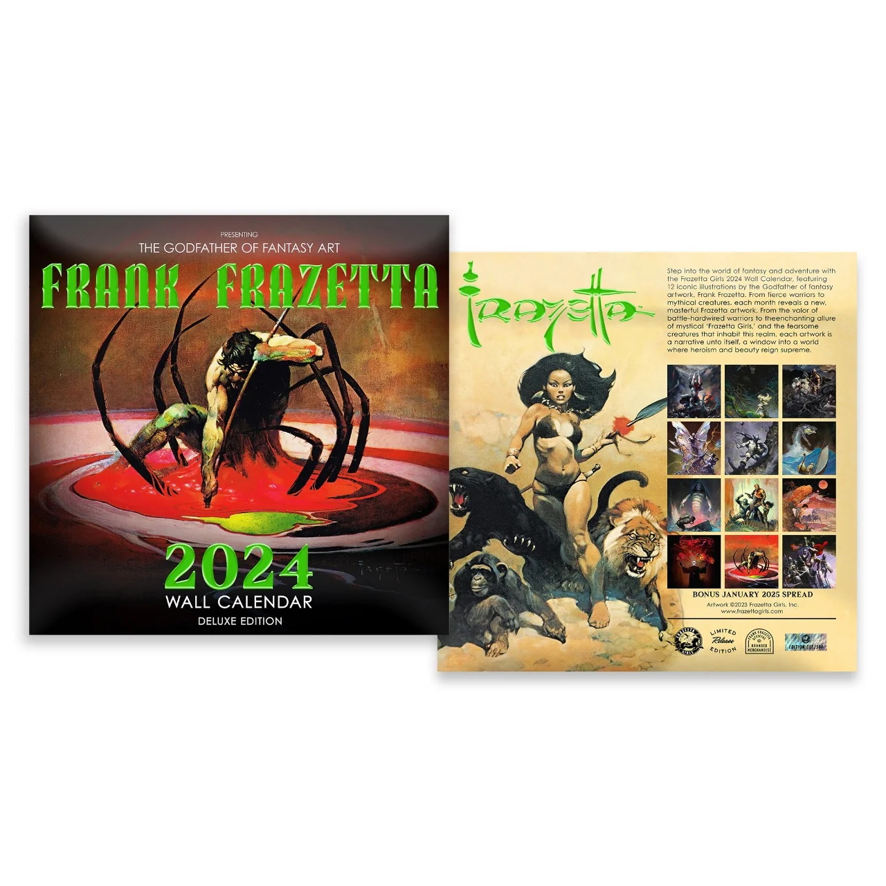 Frank Frazetta 2024 Wall Calendar (Limited Collector’s Edition) - Image 5