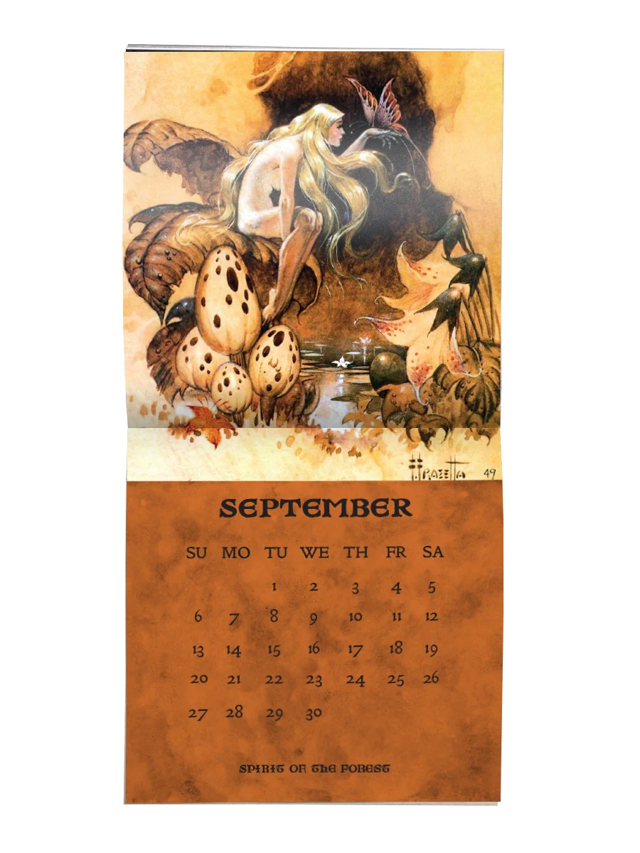Frank Frazetta "Frazetta Girls" 2026 Wall Calendar - Image 3
