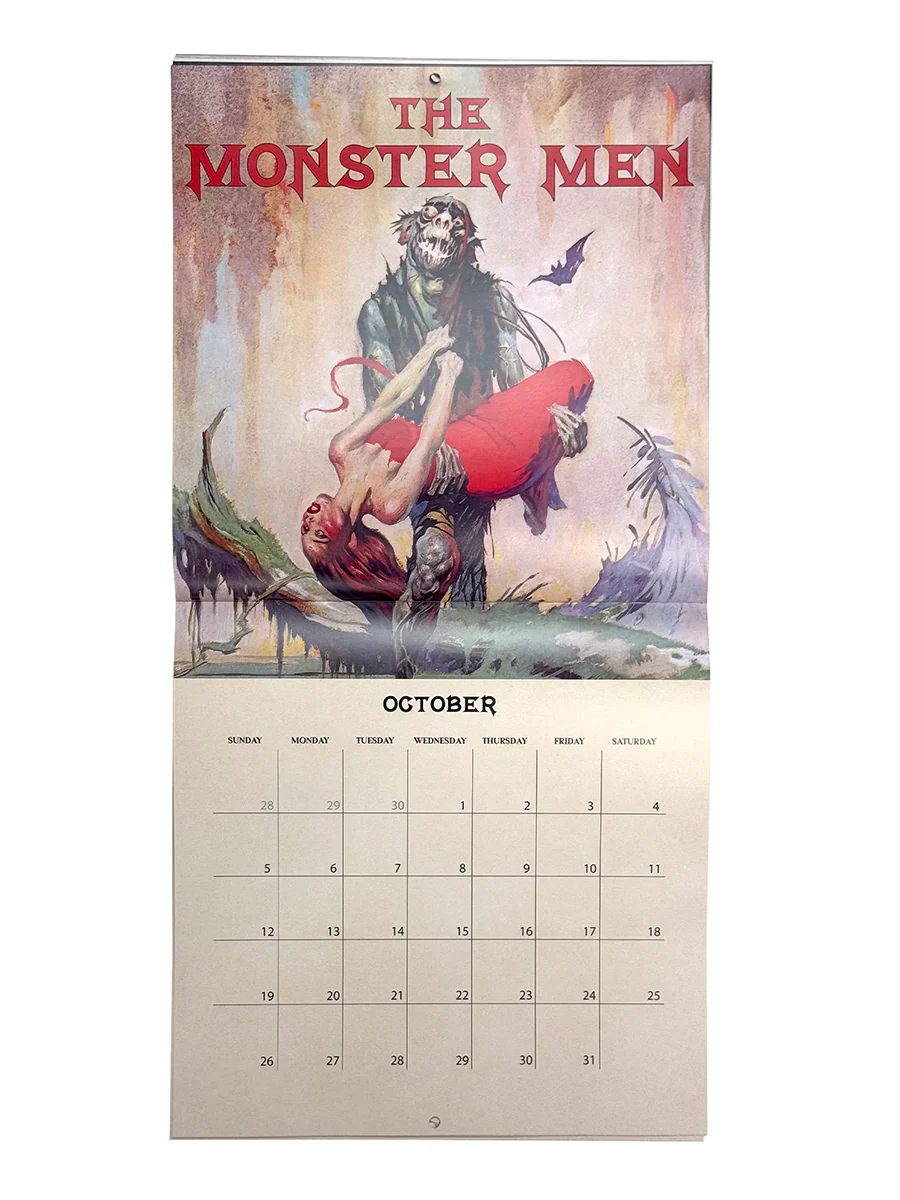 Frank Frazetta x ERB 2025 Wall Calendar (Limited Edition) - Image 3