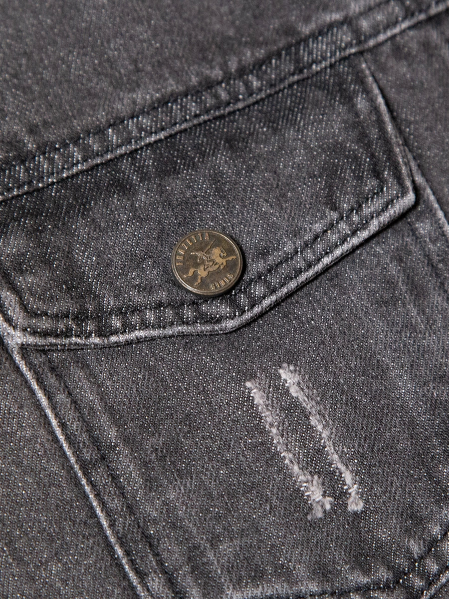 Frazetta "Death Dealer" Stonewash Denim Jacket - Image 5