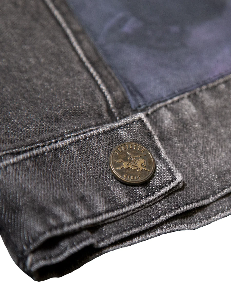 Frazetta "Death Dealer" Stonewash Denim Jacket - Image 6